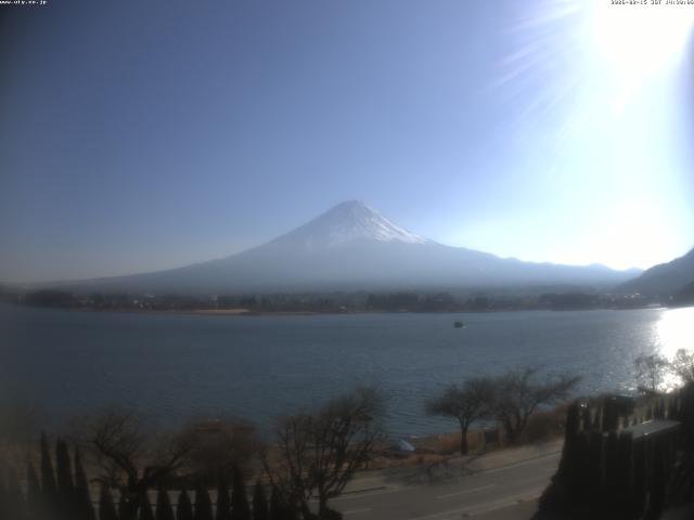 河口湖からの富士山