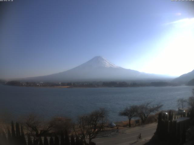 河口湖からの富士山