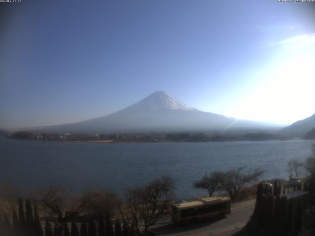 河口湖からの富士山