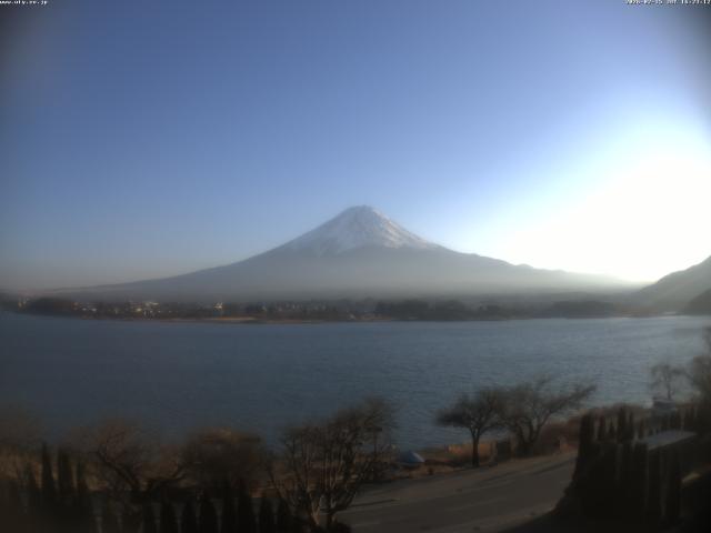 河口湖からの富士山