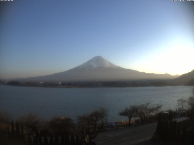 河口湖からの富士山