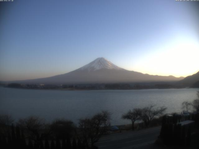 河口湖からの富士山