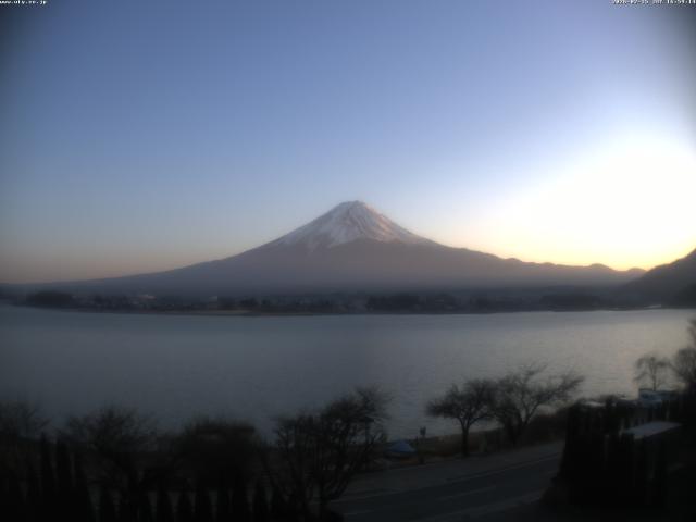 河口湖からの富士山