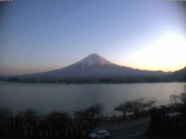 河口湖からの富士山