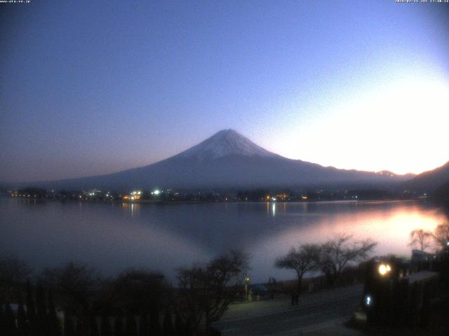河口湖からの富士山