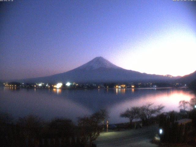 河口湖からの富士山