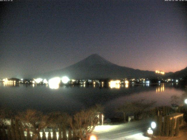 河口湖からの富士山