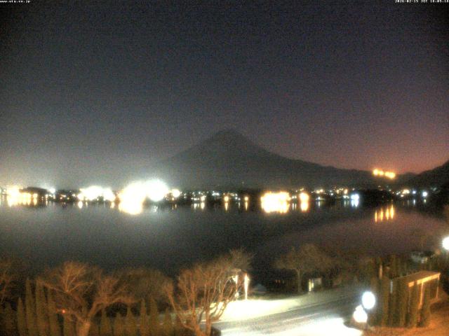 河口湖からの富士山