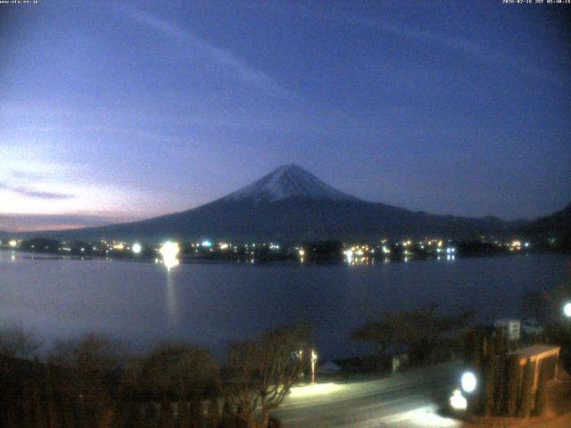 河口湖からの富士山