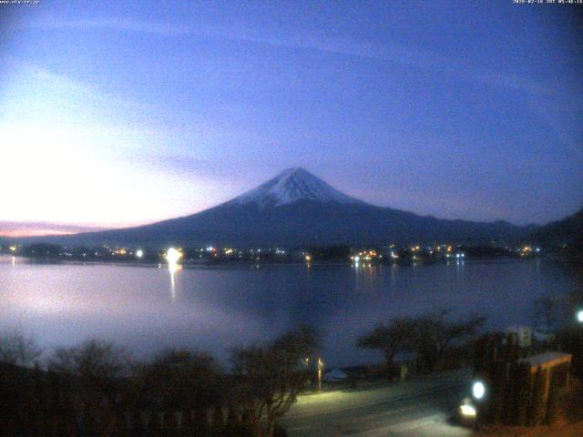 河口湖からの富士山
