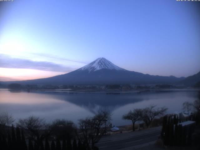 河口湖からの富士山