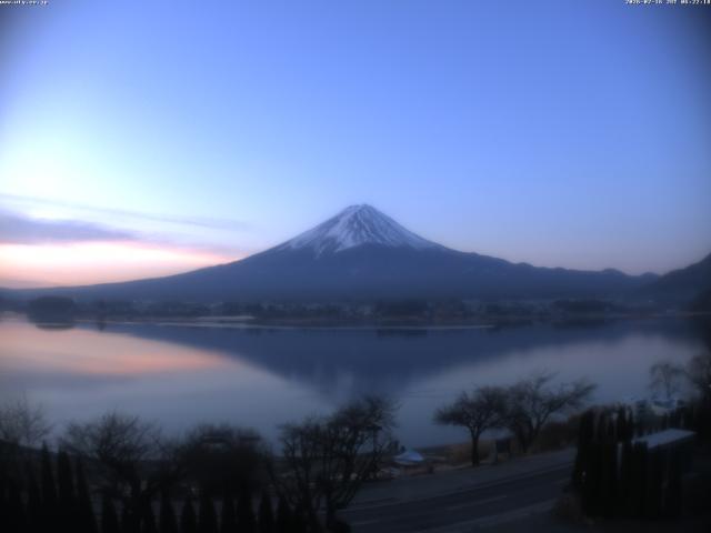 河口湖からの富士山