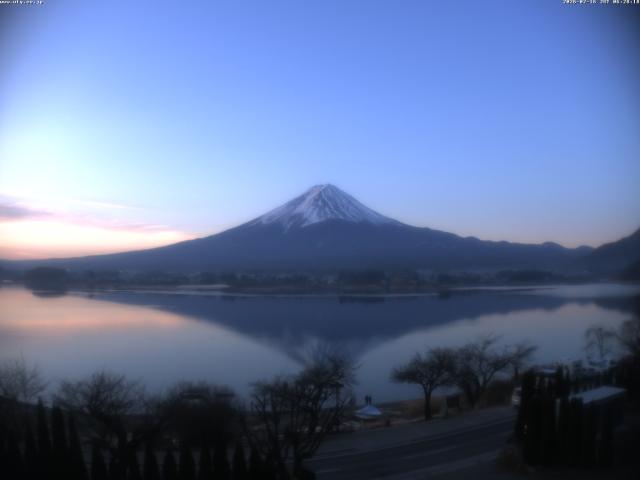 河口湖からの富士山