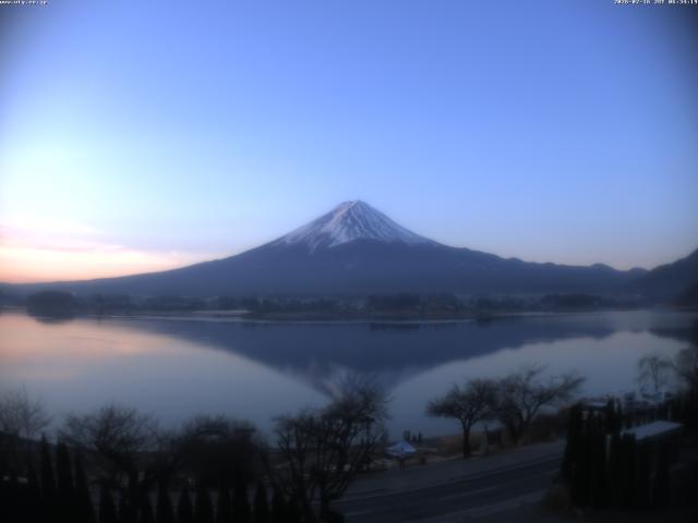 河口湖からの富士山