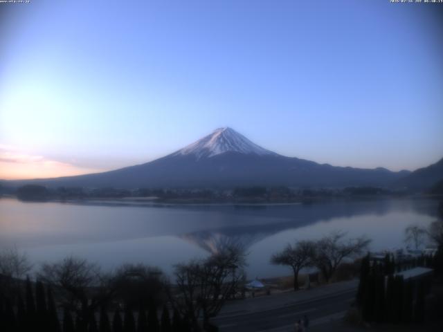河口湖からの富士山