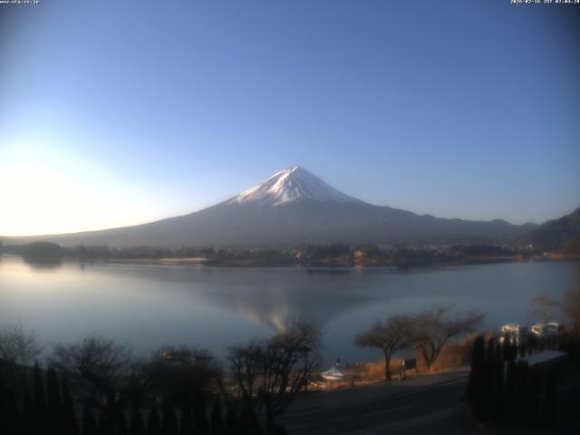 河口湖からの富士山