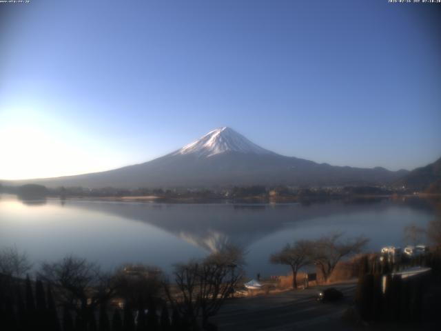 河口湖からの富士山