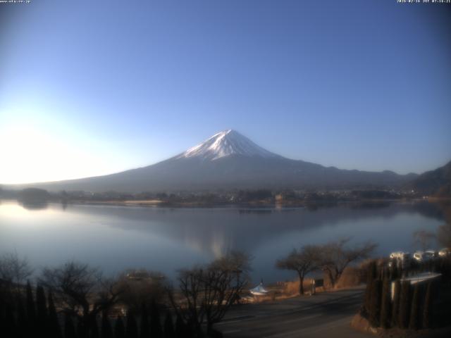 河口湖からの富士山