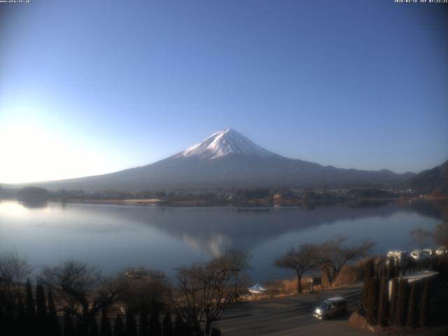 河口湖からの富士山