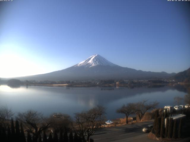 河口湖からの富士山