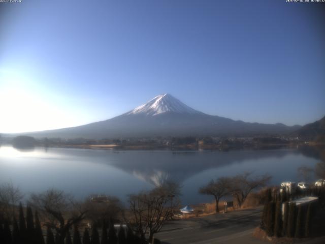 河口湖からの富士山