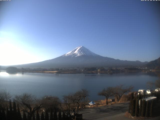 河口湖からの富士山