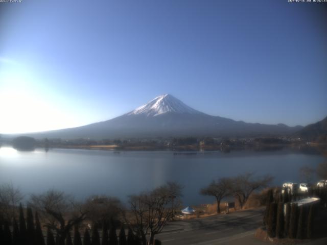 河口湖からの富士山
