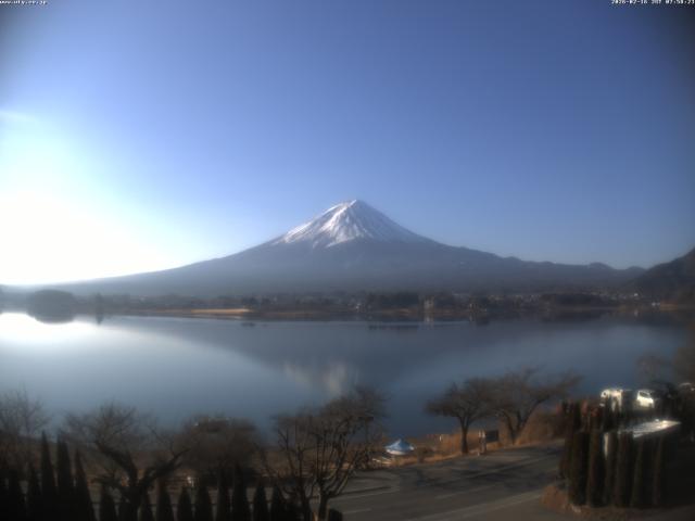 河口湖からの富士山