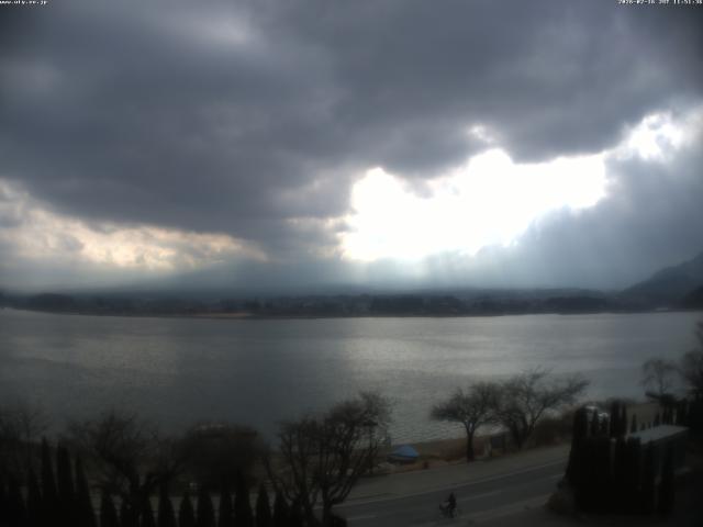 河口湖からの富士山