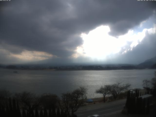 河口湖からの富士山