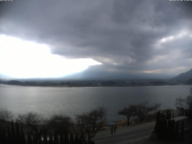 河口湖からの富士山