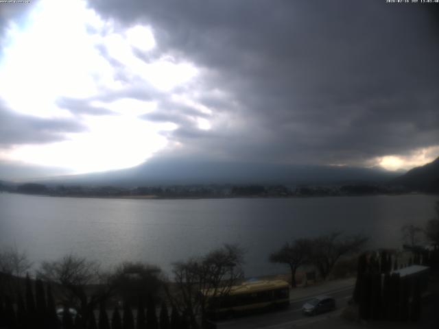 河口湖からの富士山