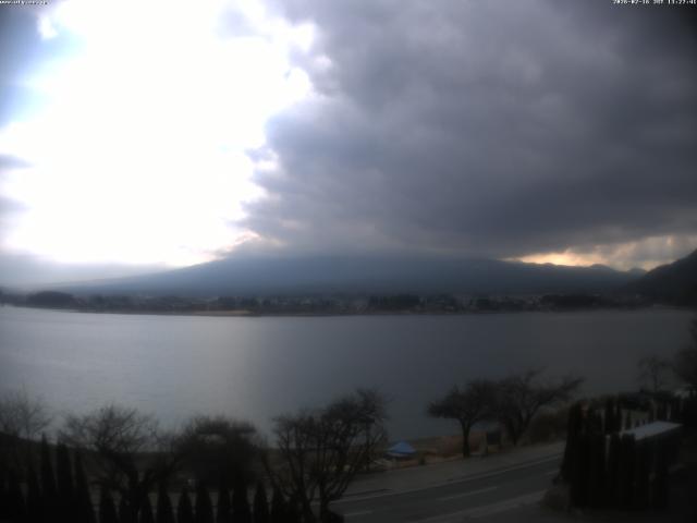 河口湖からの富士山