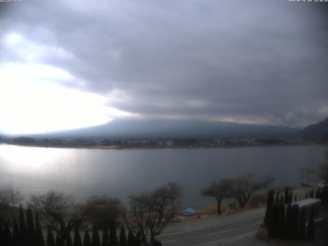 河口湖からの富士山