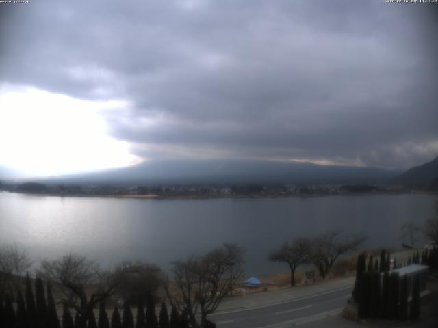 河口湖からの富士山
