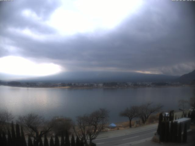 河口湖からの富士山