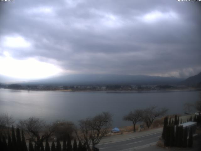 河口湖からの富士山