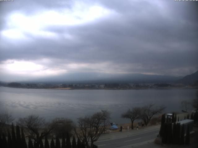 河口湖からの富士山