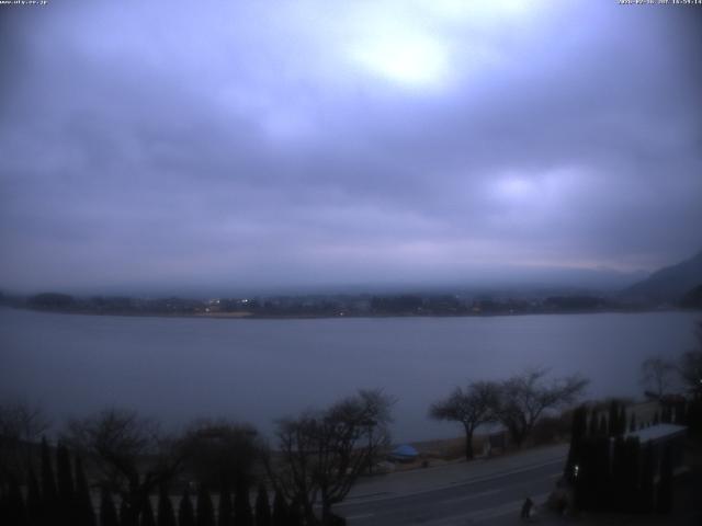河口湖からの富士山