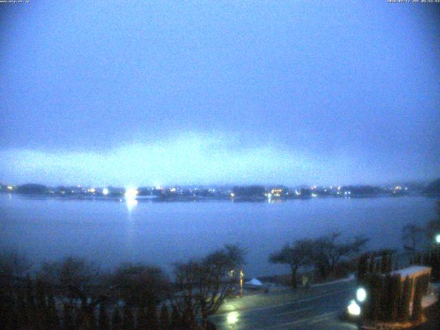 河口湖からの富士山