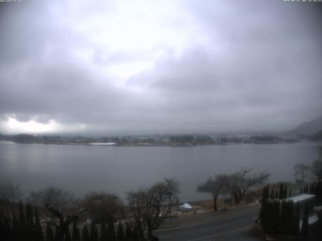 河口湖からの富士山