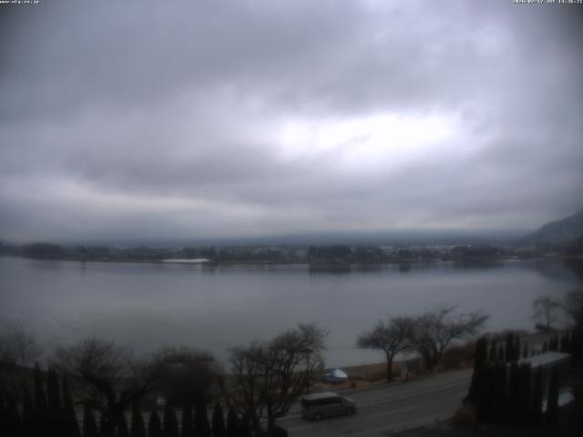 河口湖からの富士山