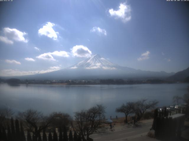 河口湖からの富士山