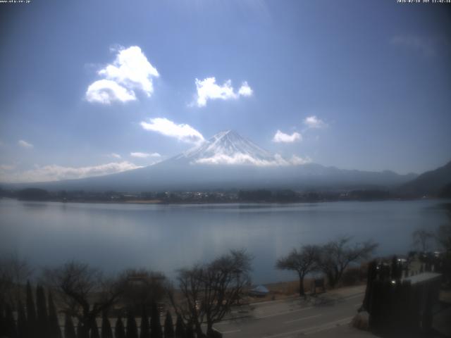 河口湖からの富士山