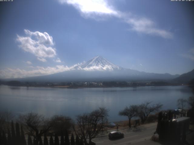河口湖からの富士山