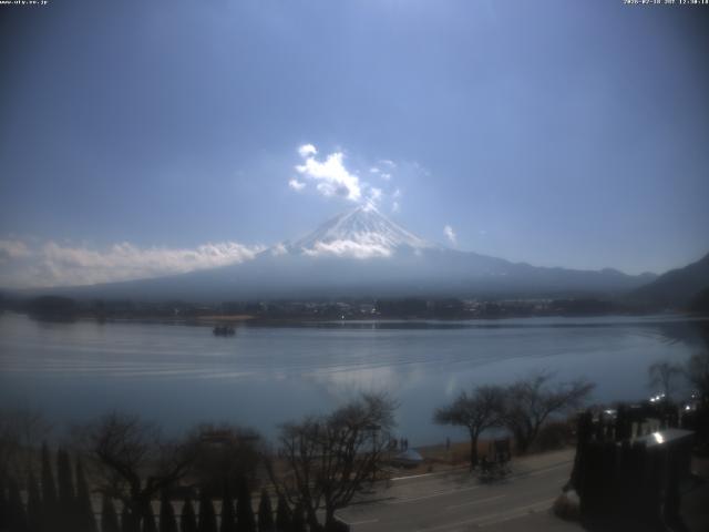河口湖からの富士山