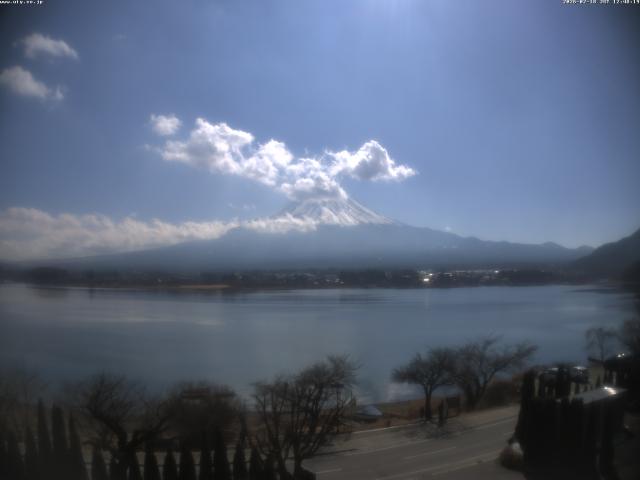 河口湖からの富士山