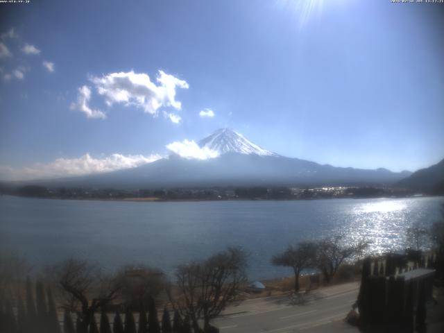 河口湖からの富士山