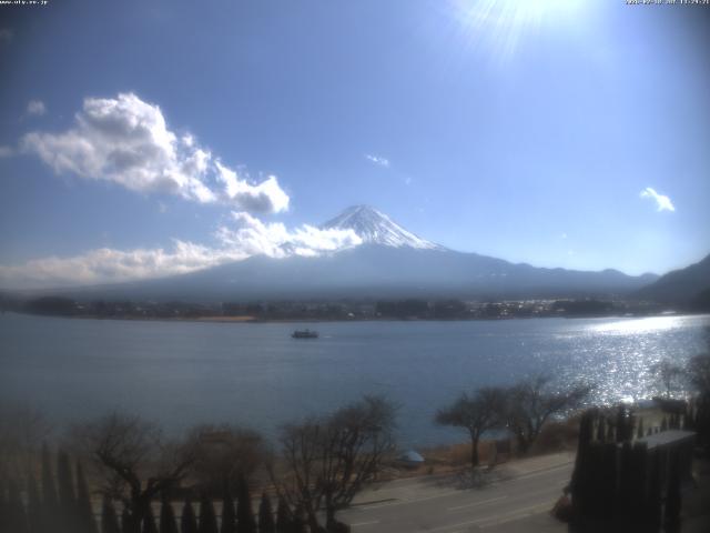 河口湖からの富士山