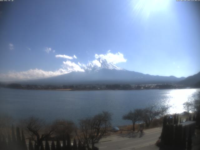 河口湖からの富士山